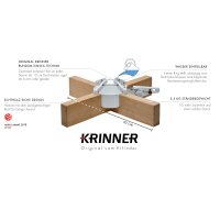 KRINNER Kopenhagen Eiche Weiß